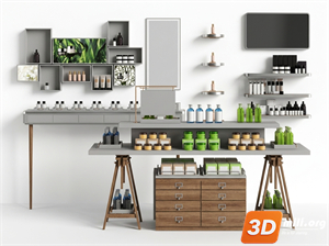 Cosmetic Store Skp Files 